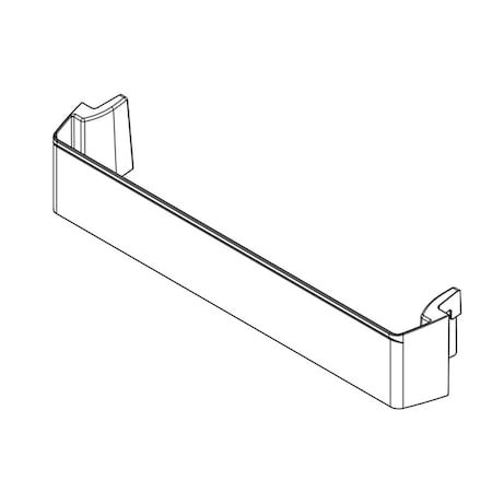 Whirlpool W11230940 Whirlpool Refrigerator Door Shelf Rail/Trivet W11230940